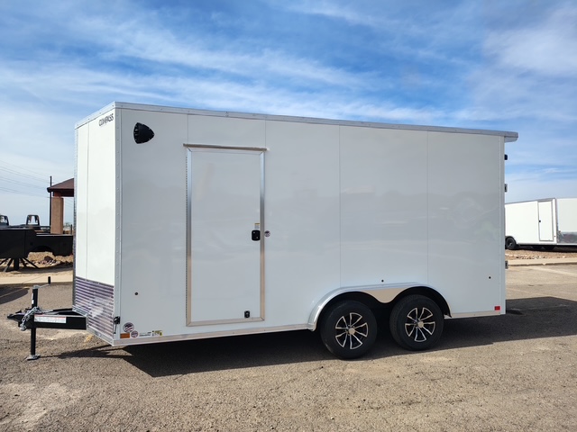 Compass 16x7.5 Jasper SE, 7K GVWR, 6" Extra Height, D-Rings, Ramp Door
