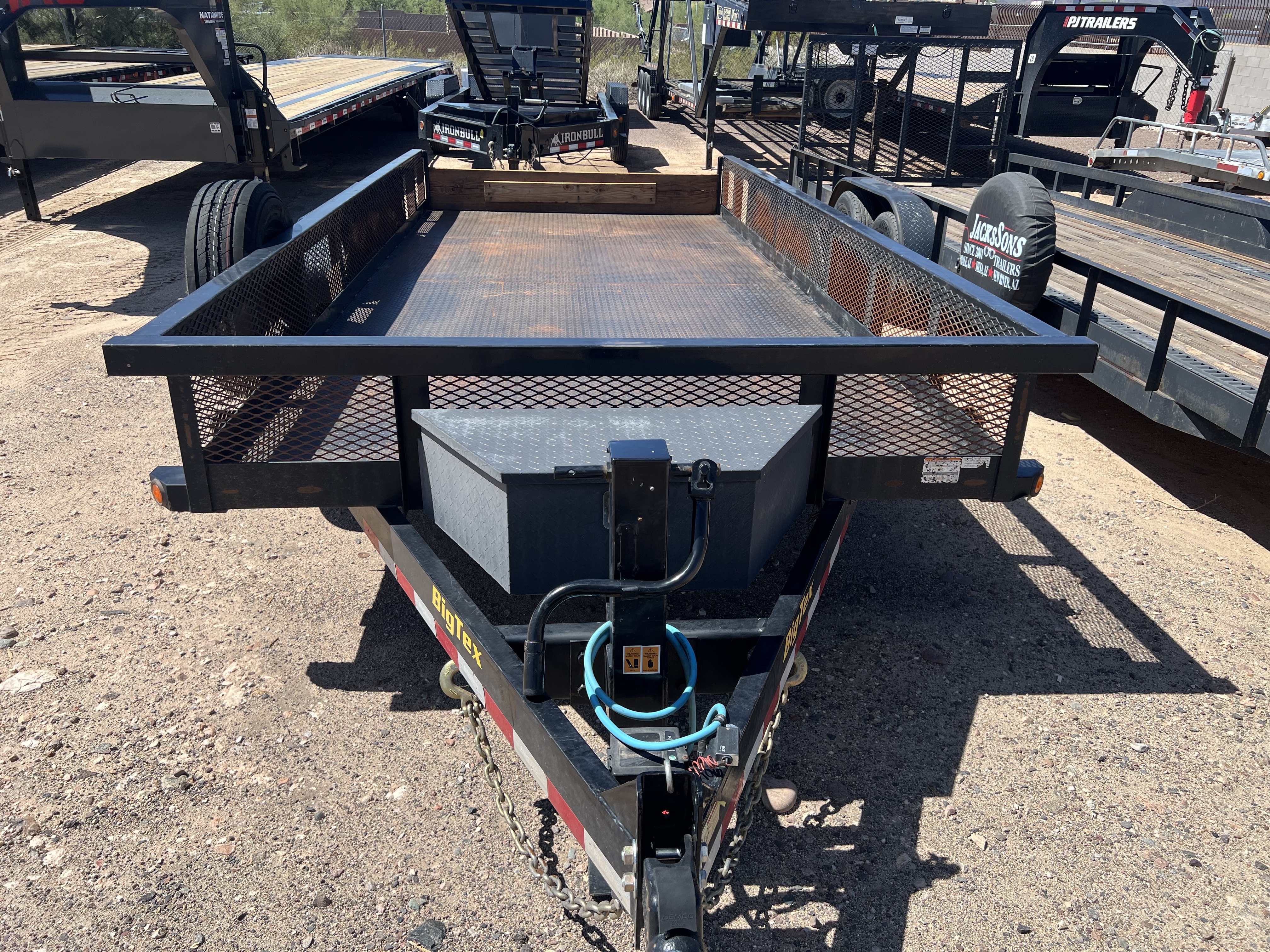 Big Tex 16x83 Utility 14k GVWR 18' Rail