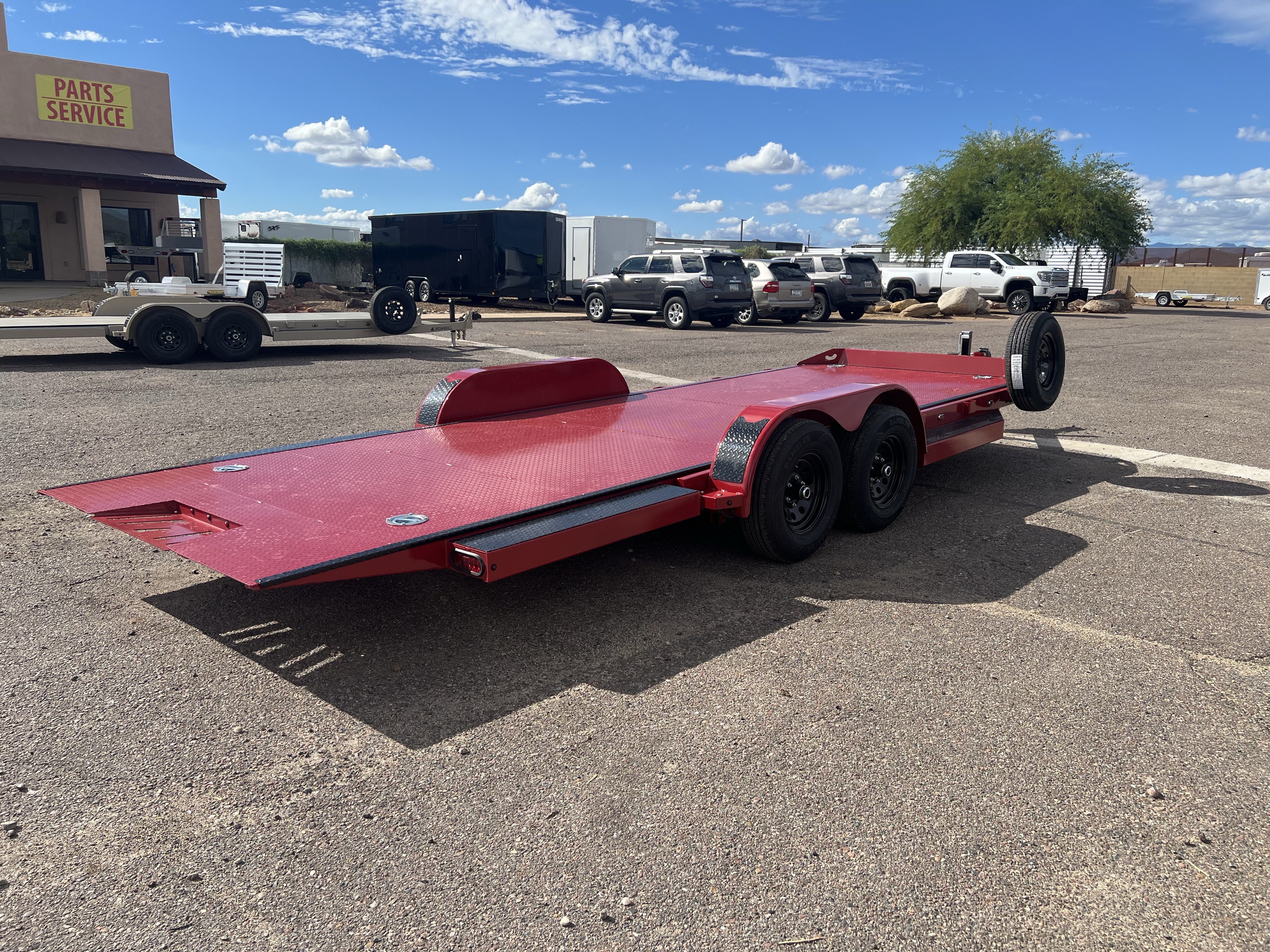 Norstar 20x83 IronBull Tandem Axle Car Hauler Tilt, 10K GVWR, Steel Deck
