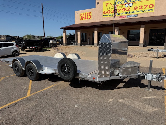 Aluma 18'x82" Aluminum 8218LP TILT Trailer w/ Ramps (8218LP-TILT)