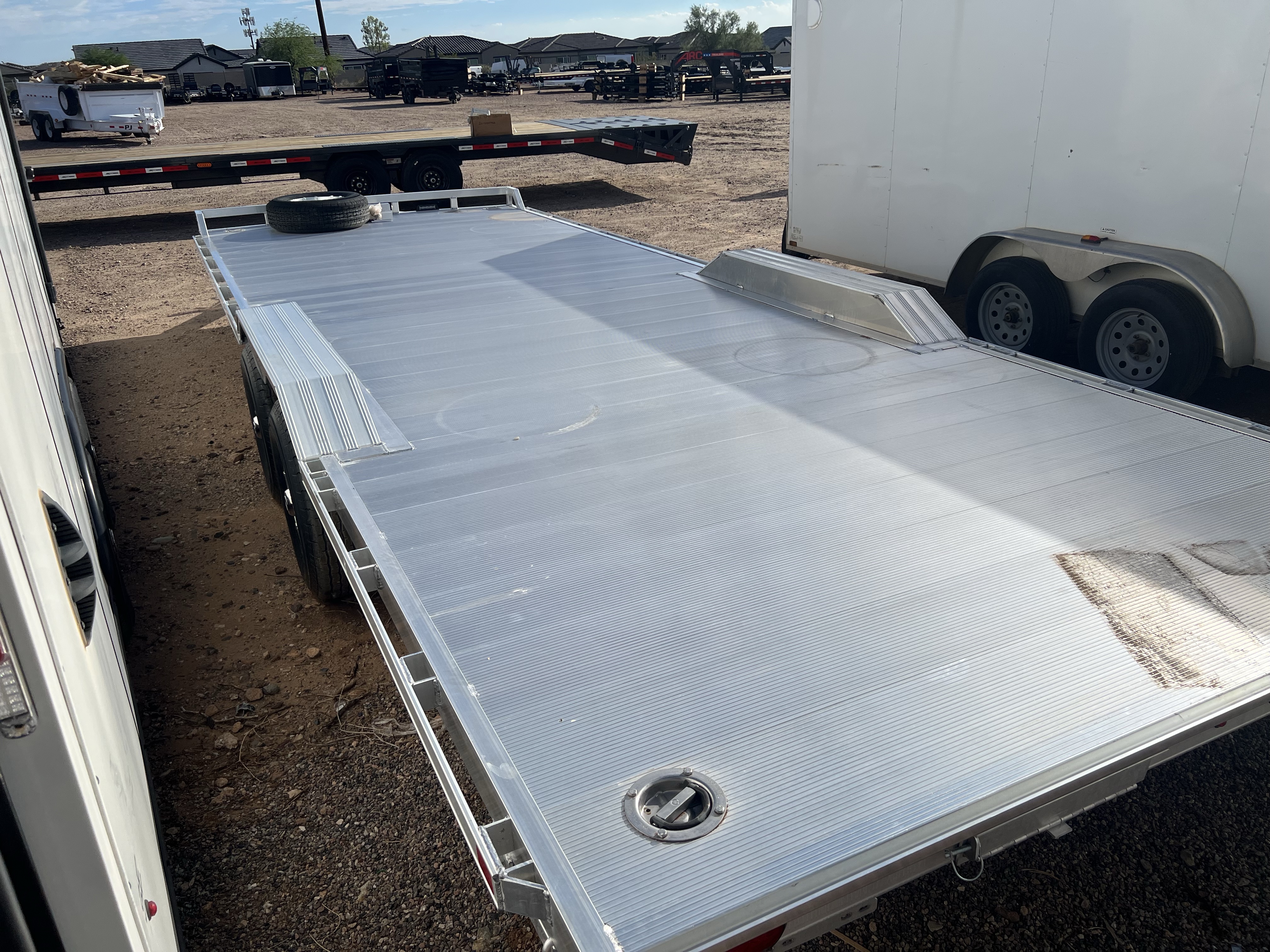 Aluma 24'x102" Aluminum Car Trailer w/ Ramps (WB24H)