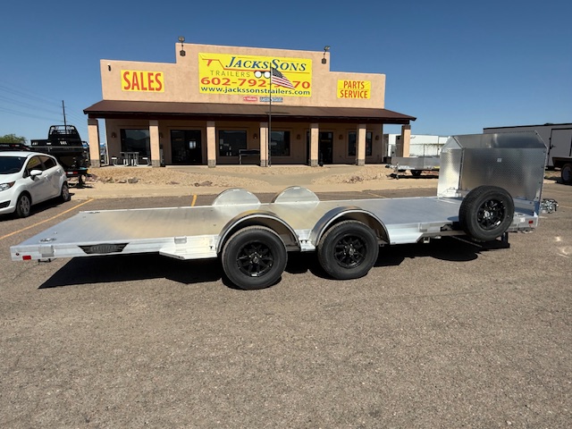 Aluma 18'x82" Aluminum 8218LP TILT Trailer w/ Ramps (8218LP-TILT)