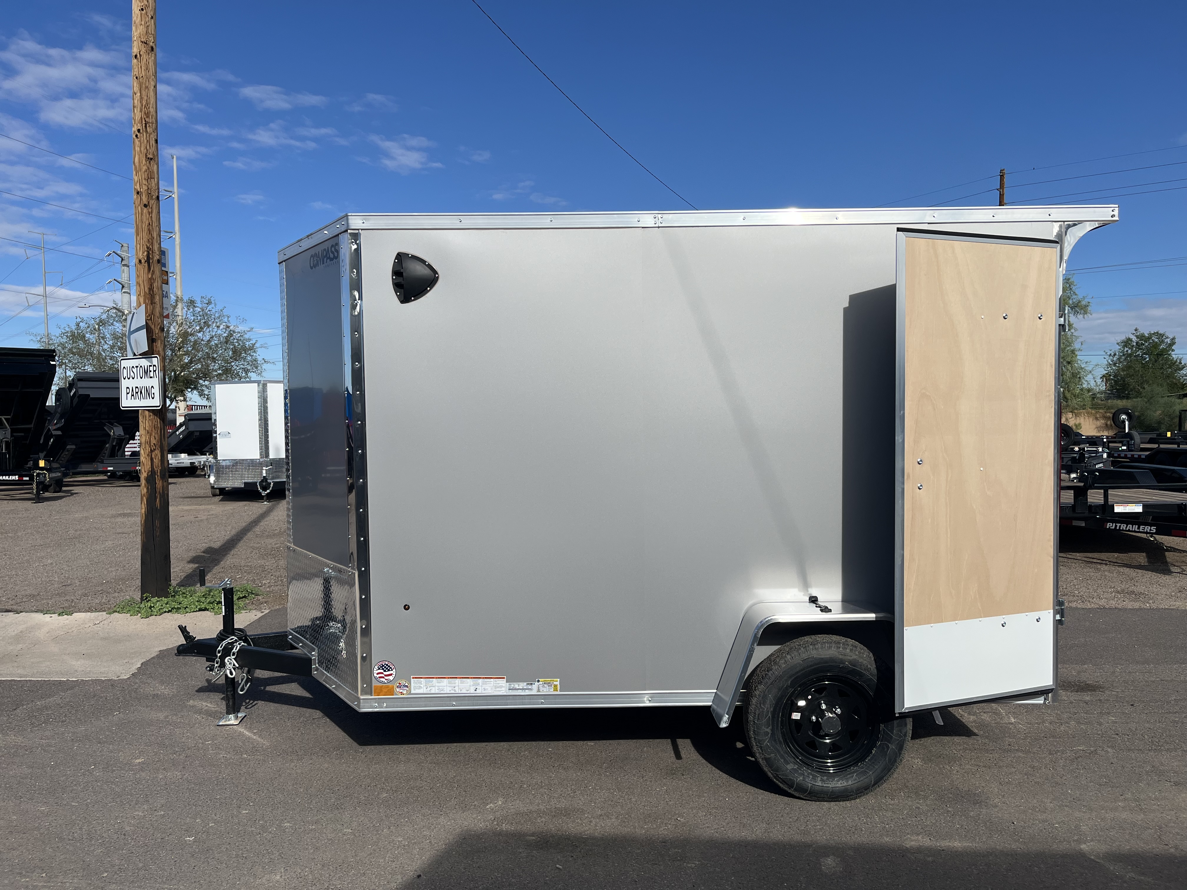 Compass 10x6 Jasper SE, 3K GVWR, Rear Double Doors
