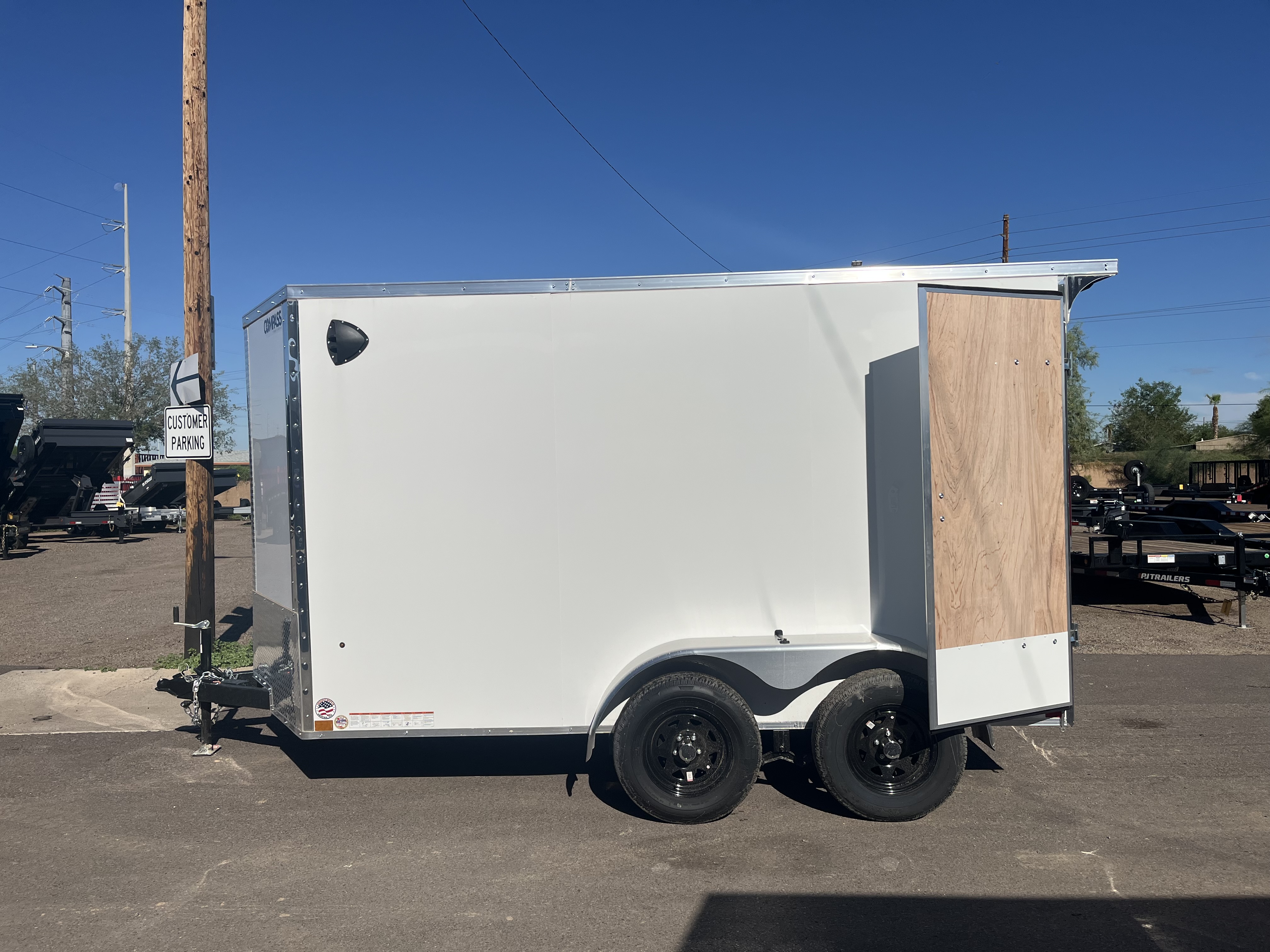 Compass 12x6 Jasper SE, 7K GVWR, Rear Double Doors