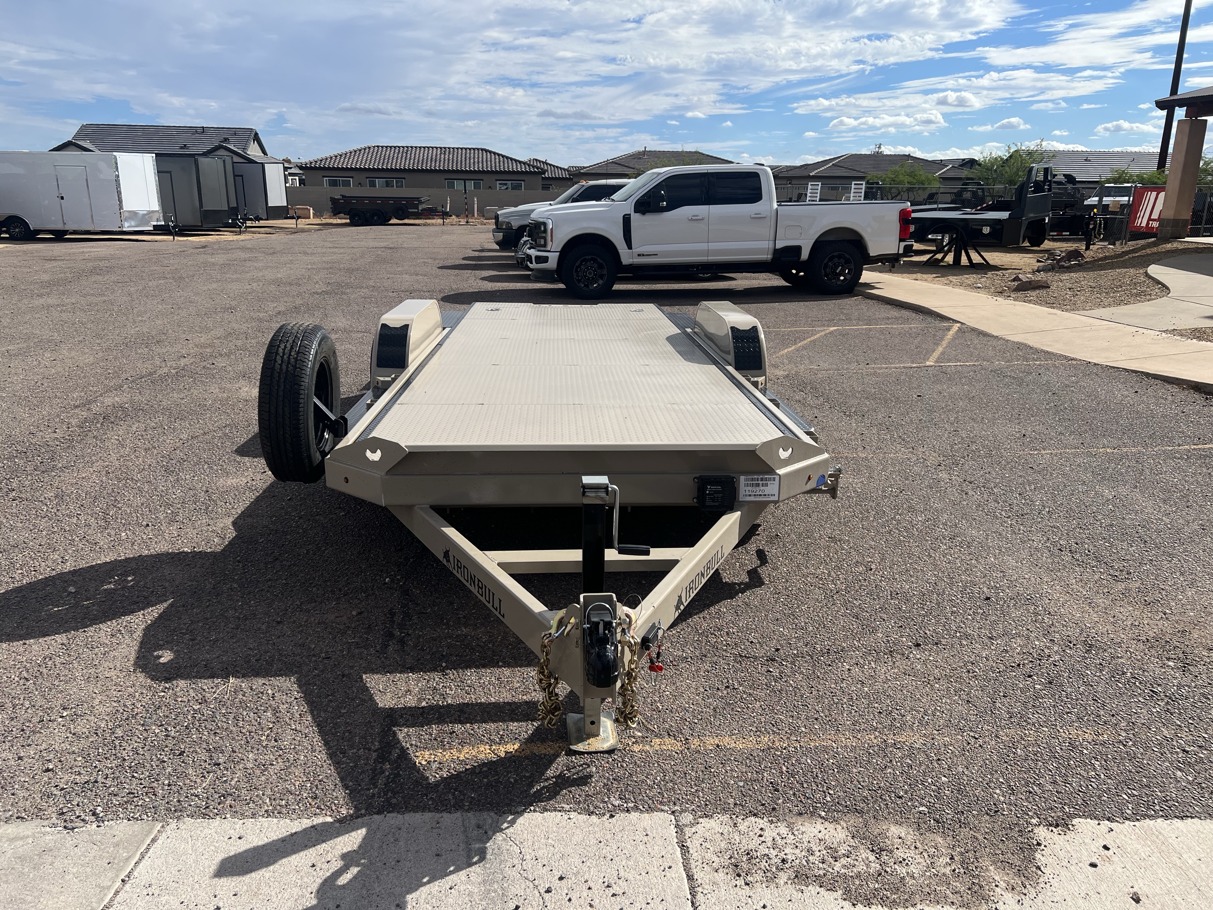 Norstar 20x83 IronBull Tandem Axle Car Hauler Tilt, 10K GVWR, Steel Deck