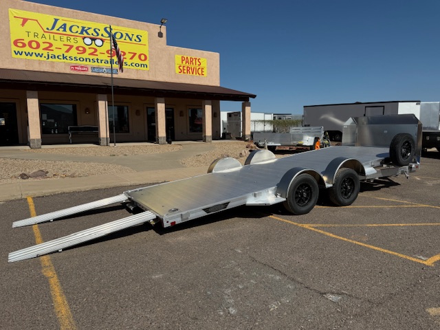 Aluma 18'x82" Aluminum 8218LP TILT Trailer w/ Ramps (8218LP-TILT)