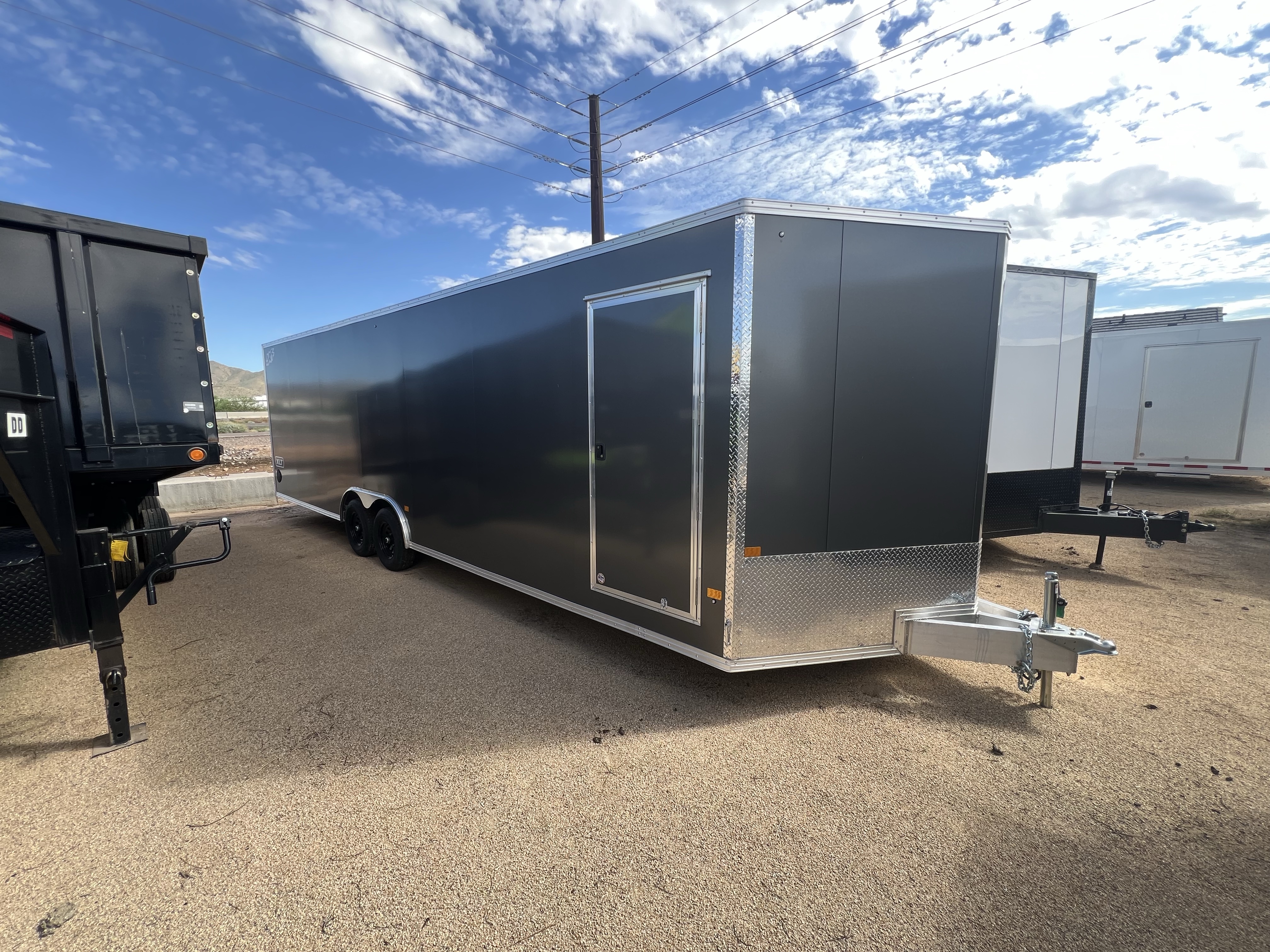 TRITON 28x8.5 All Aluminum XLT-P Car Hauler, 10K GVWR, Ramp Door