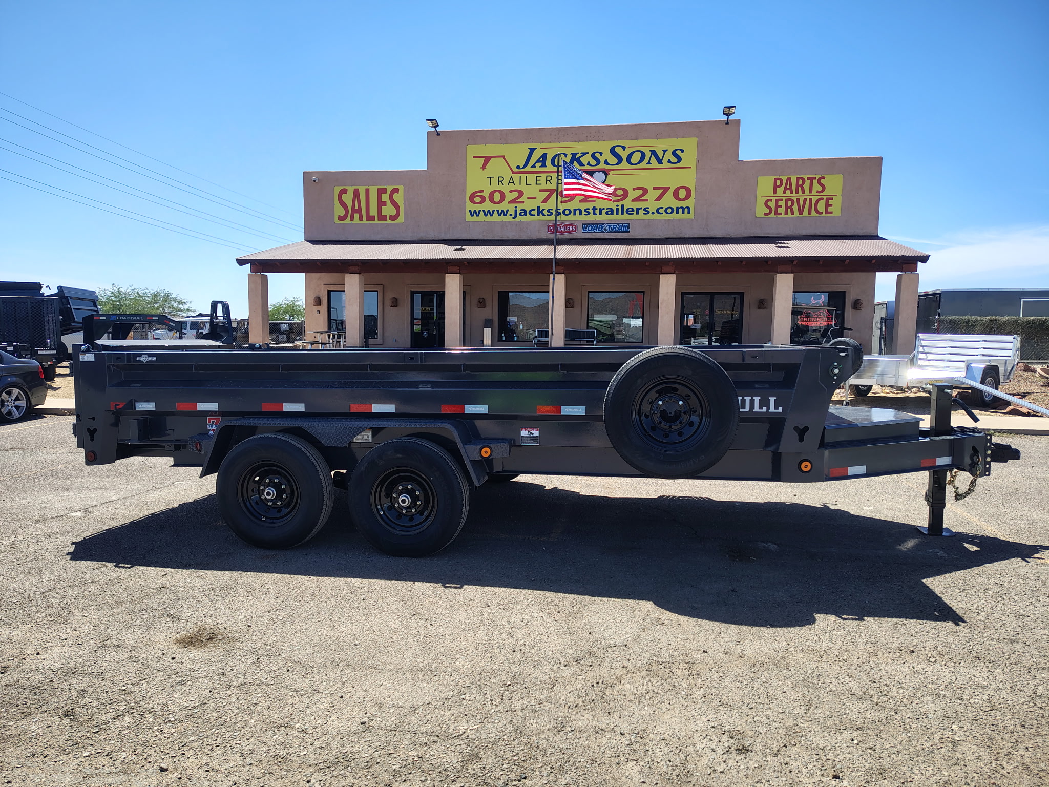 Norstar 16x83 Ironbull Tandem Axle Dump, 15K GVWR, 24" Sides