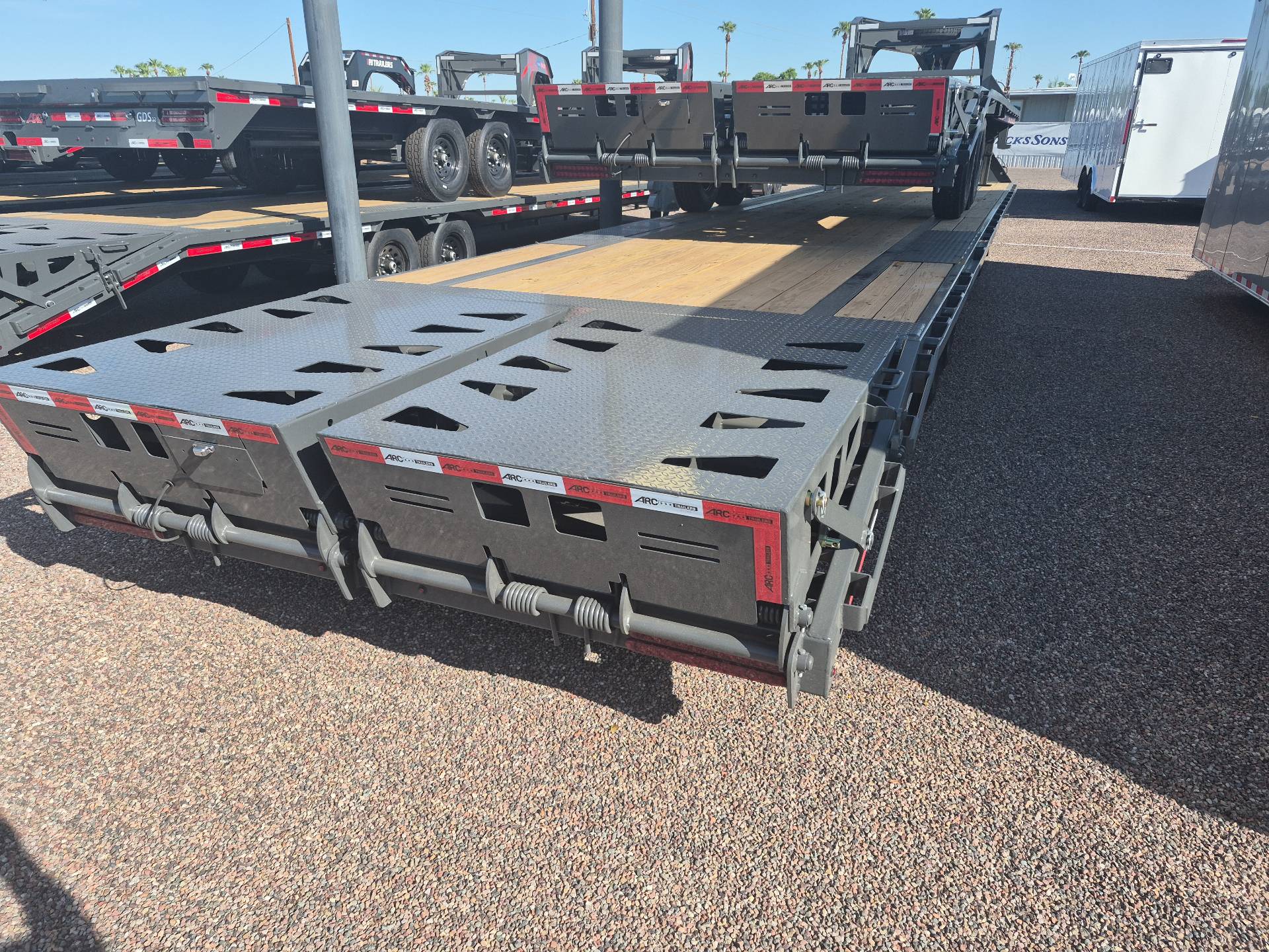 ARC Trailers 30'x102" 14K Gooseneck Flatbed Trailer w/ Ramps (GDS)