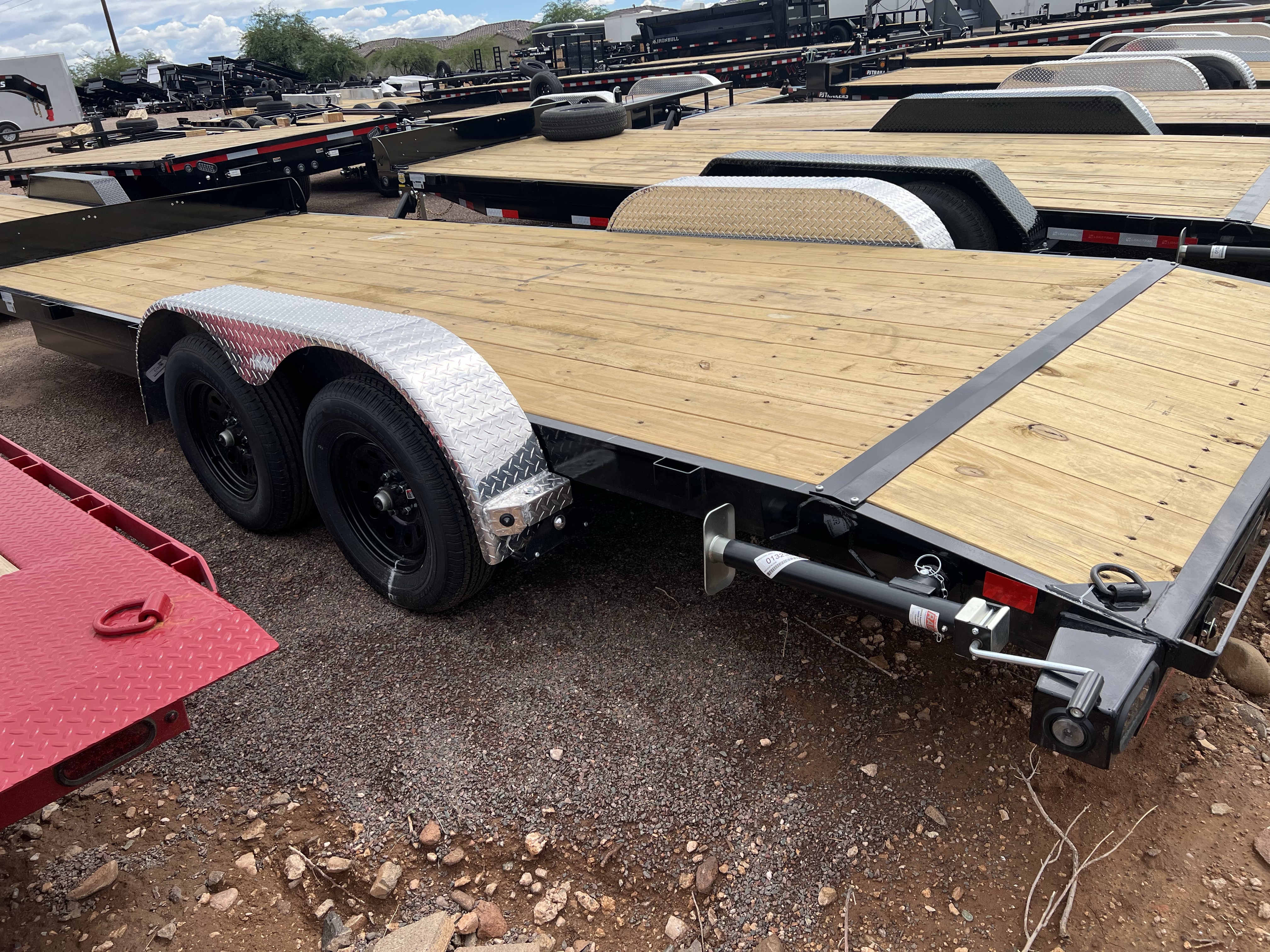 Load Trail 20x83 Tandem Axle Car Hauler, 7K GVWR, Slide In Ramps
