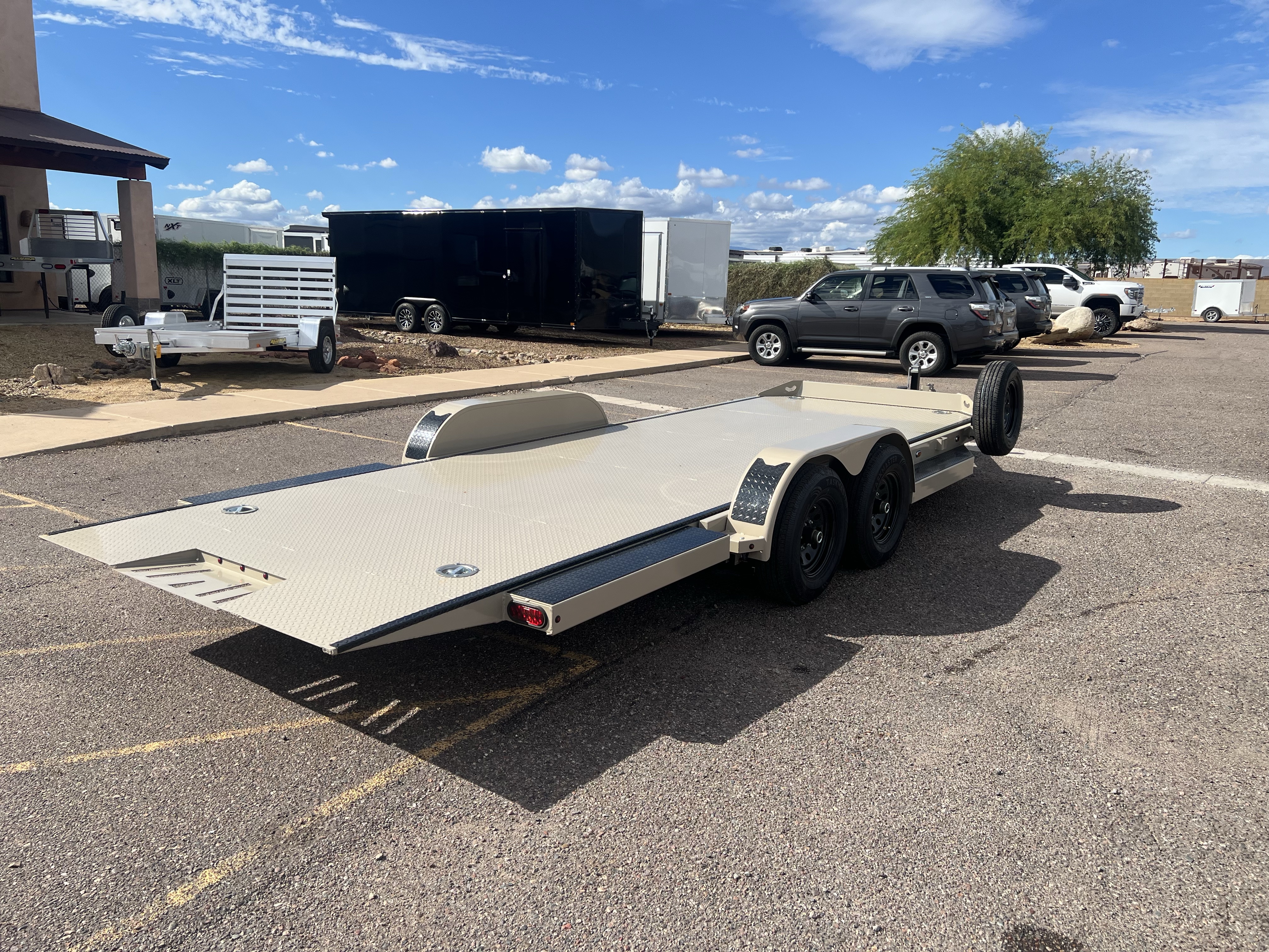 Norstar 20x83 IronBull Tandem Axle Car Hauler Tilt, 10K GVWR, Steel Deck
