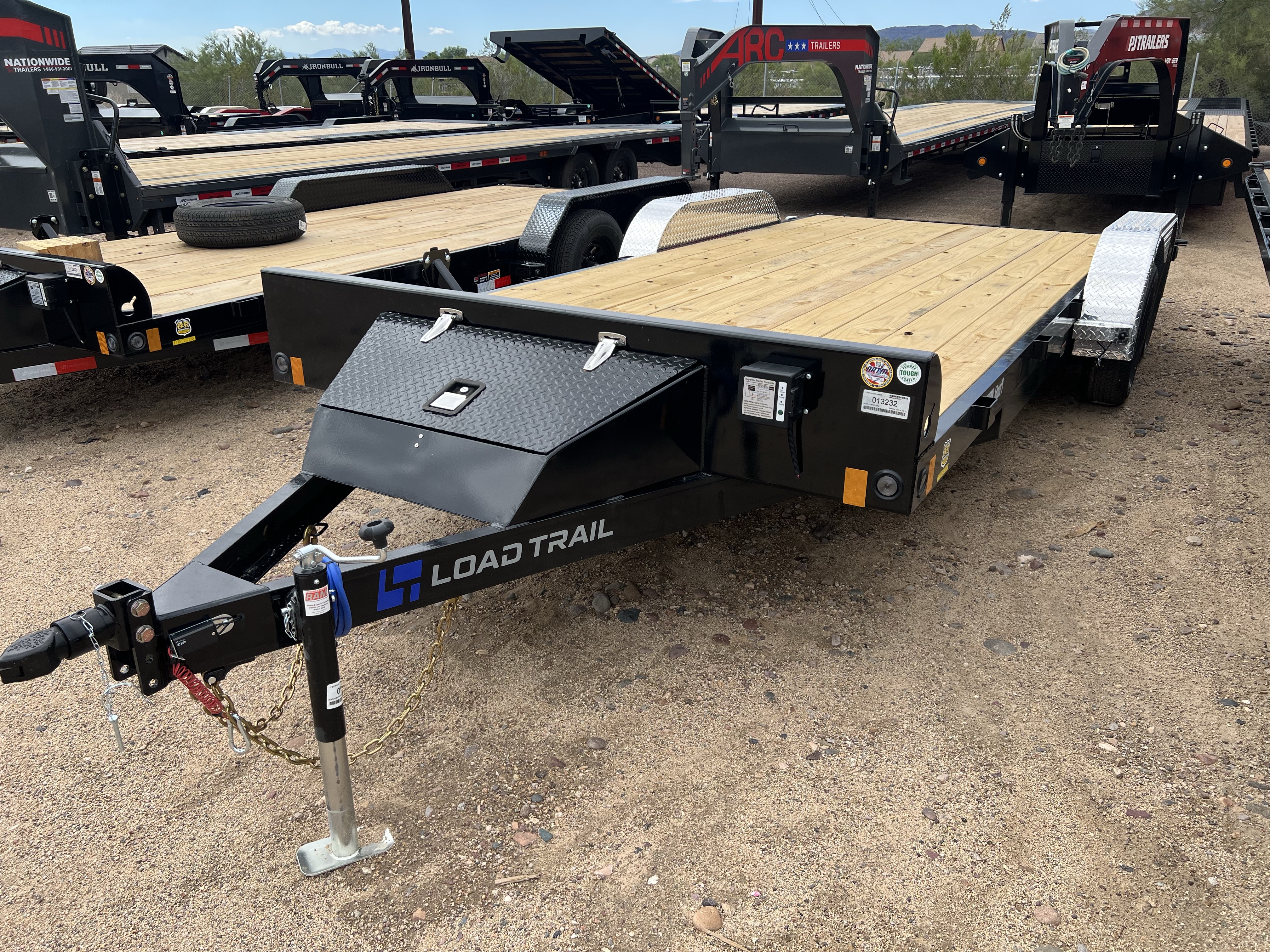 Load Trail 18x83 Tandem Axle Car Hauler, 7K GVWR, Slide In Ramps