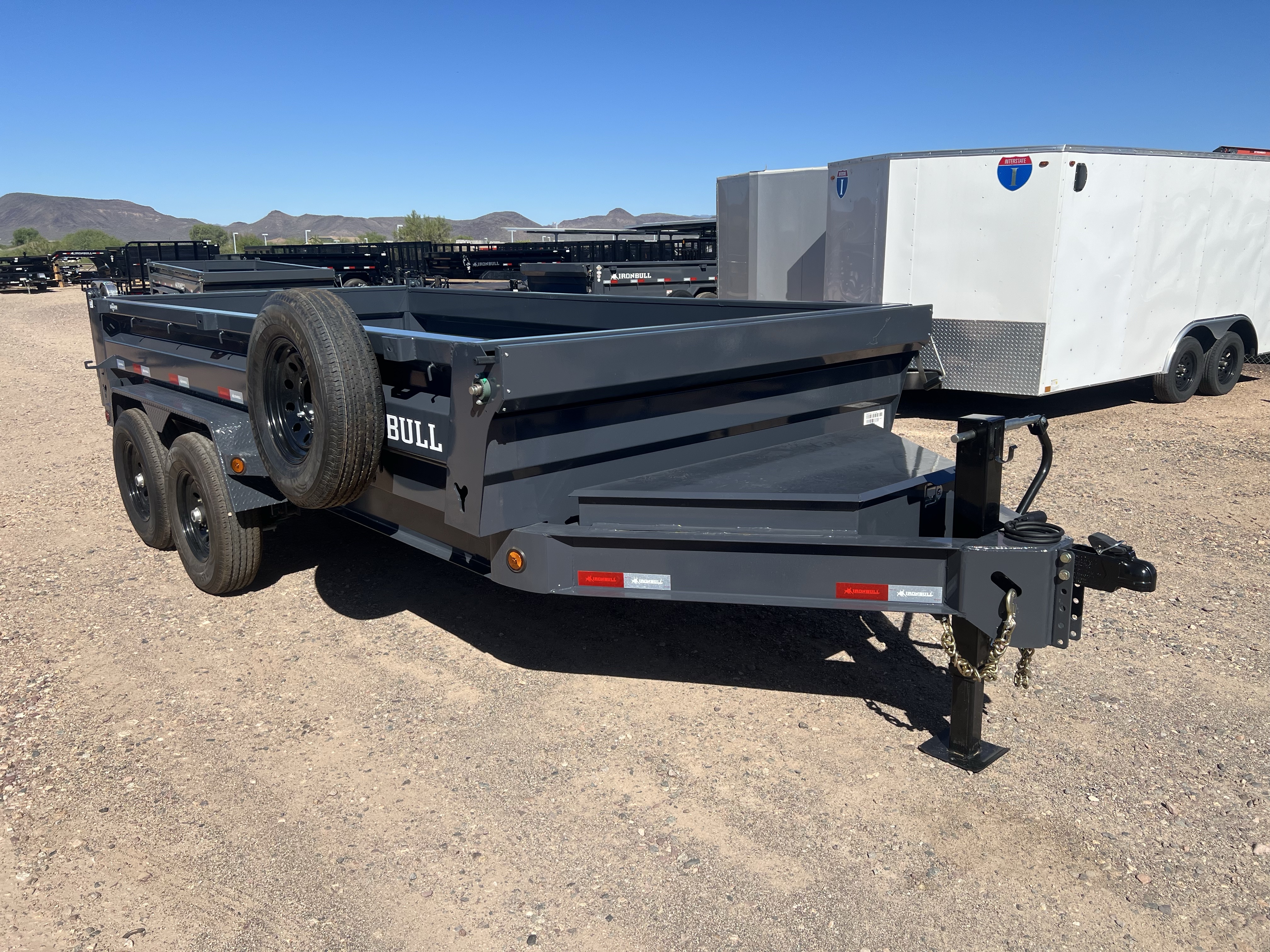 Norstar 14x83 IronBull Tandem Axle Dump, 15K GVWR, 24" Sides