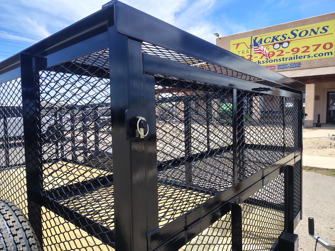 Texas Bragg 16'x83" Landscape Trailer with 4 ft Sides (16LST)