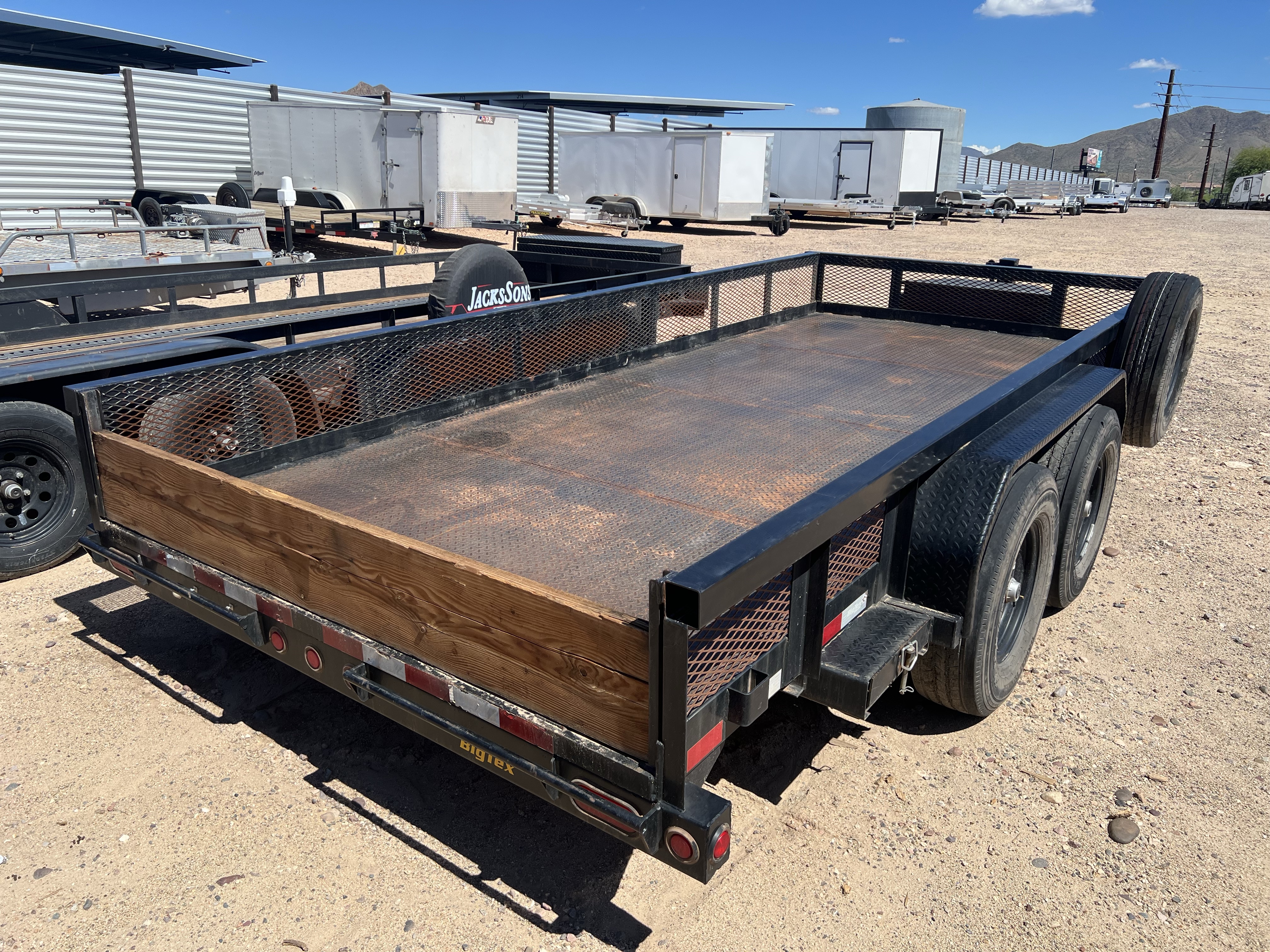 Big Tex 16x83 Utility 14k GVWR 18' Rail