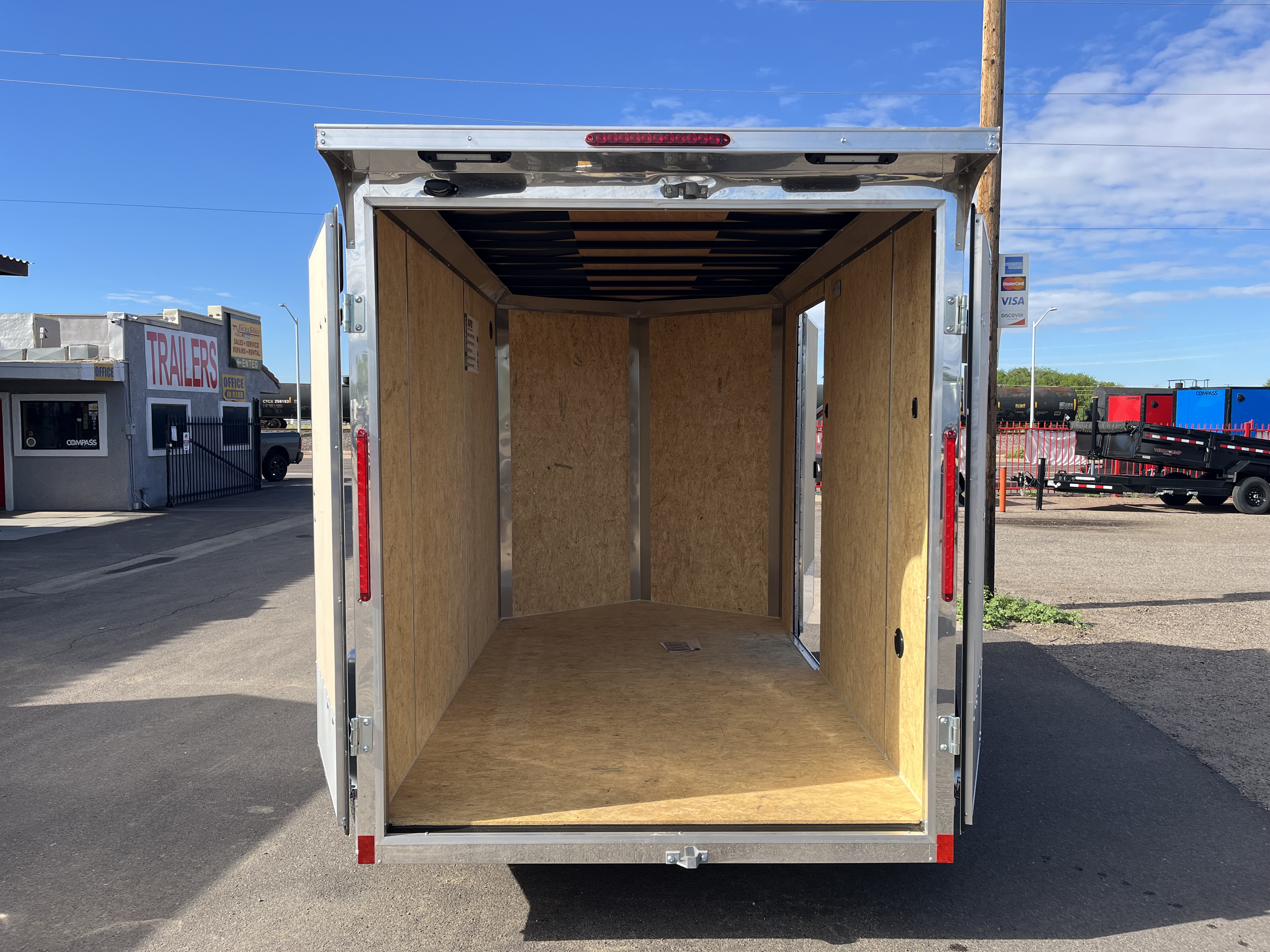 Compass 10x6 Jasper SE, 3K GVWR, Rear Double Doors