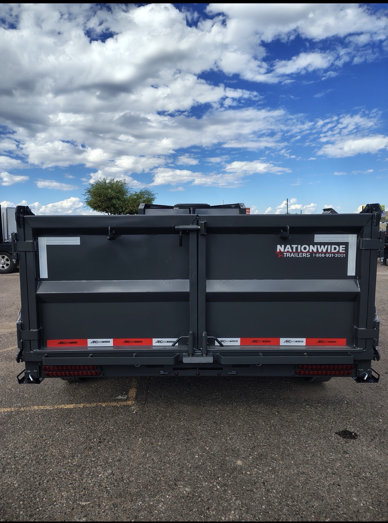 ARC Trailers 14'x83" Gooseneck Telescopic Dump Trailer w/ 36" Sides (GDT)