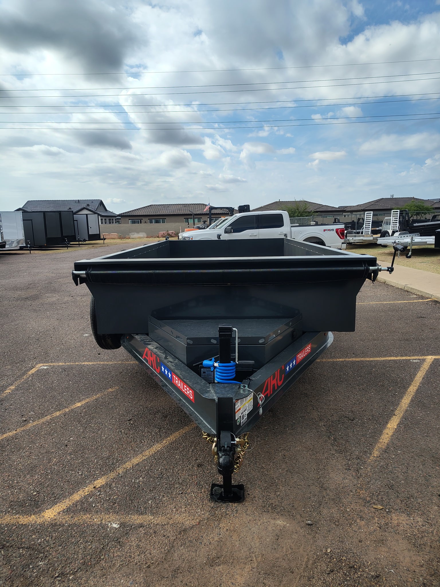 ARC Trailers 14'x83" Bumper Pull Scissor Lift Dump Trailer w/ 24" Sides (BDZ)