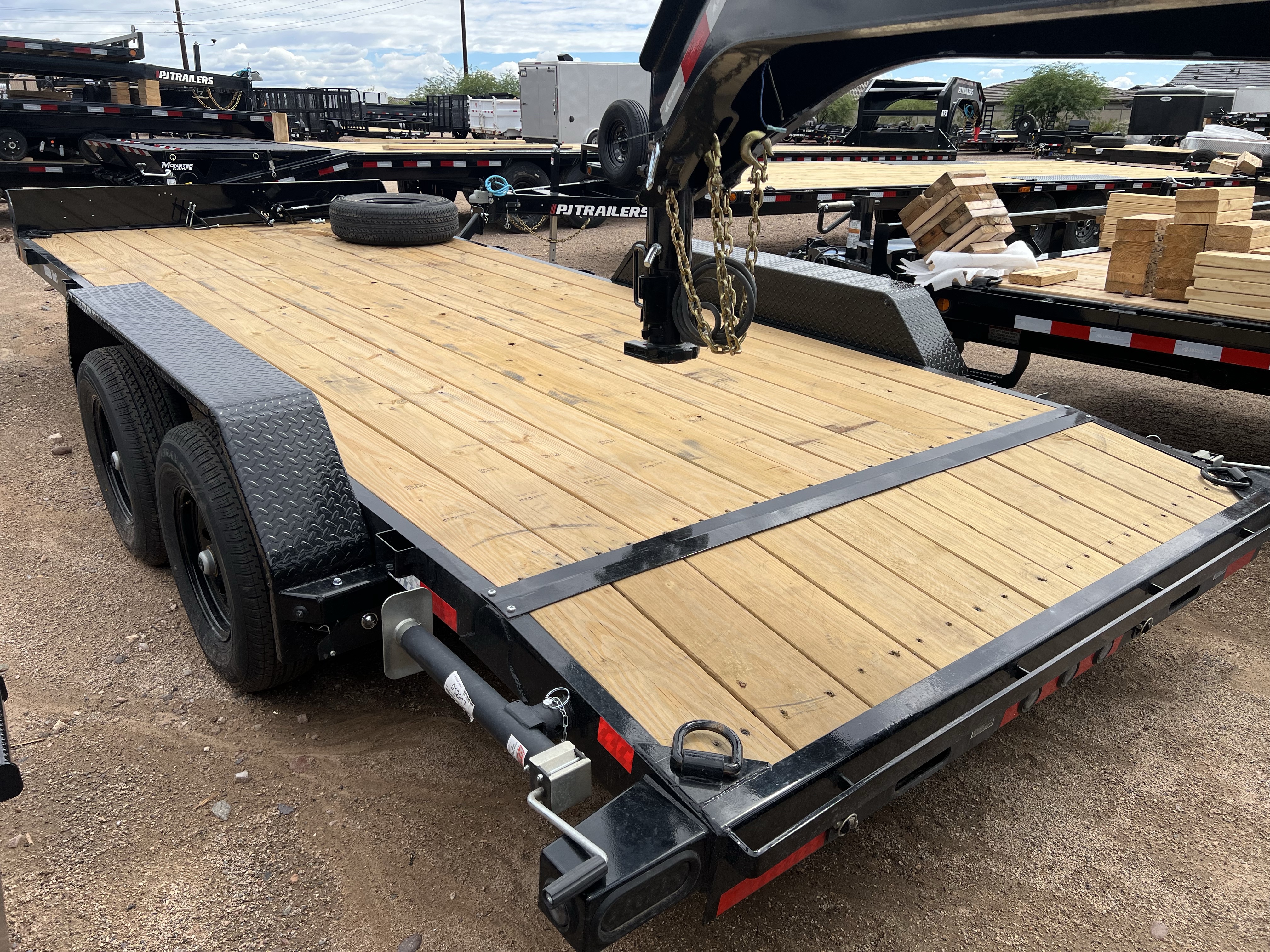 Load Trail 18x83 Tandem Axle Car Hauler, 10K GVWR, Slide In Ramps