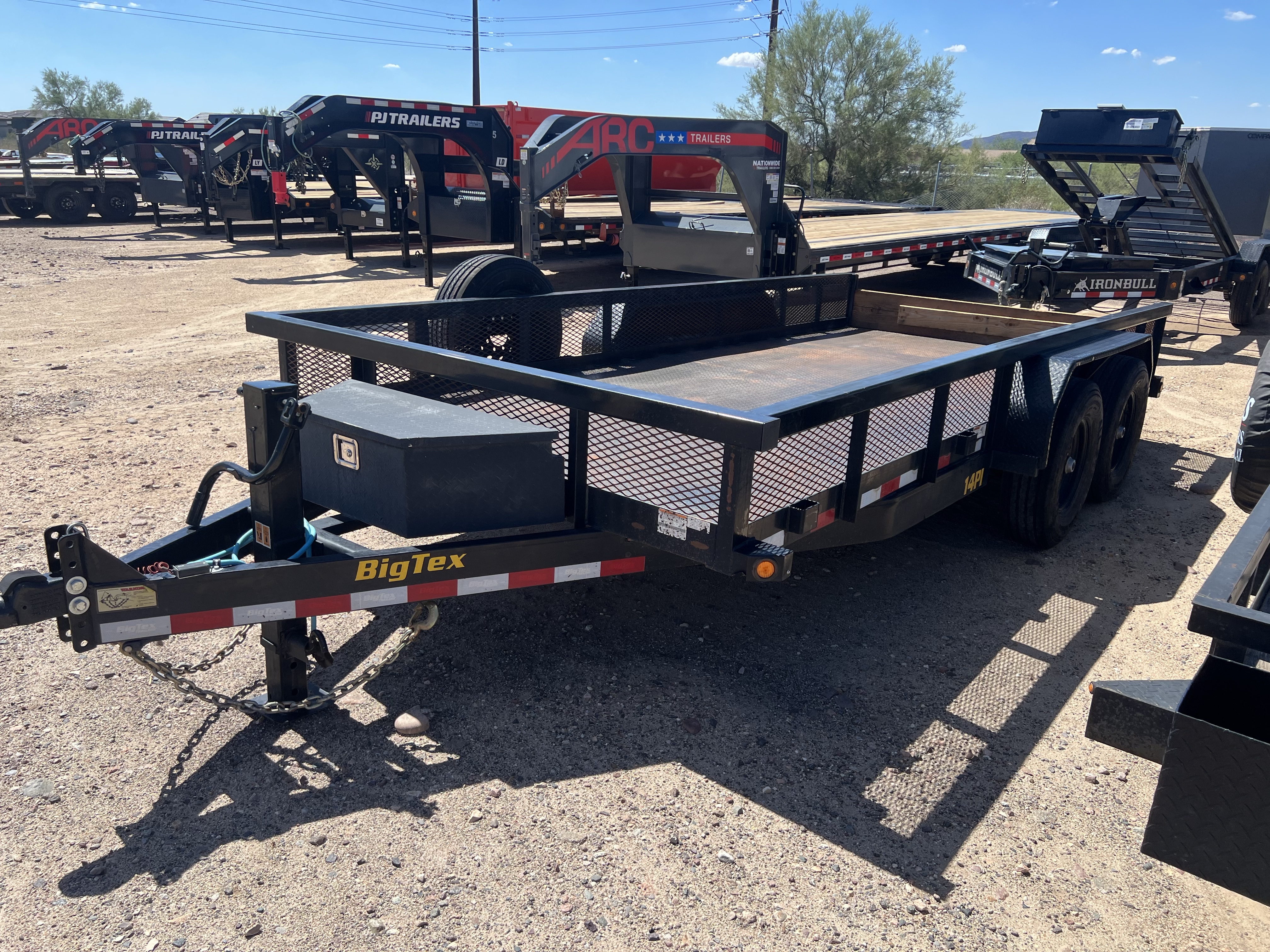 Big Tex 16x83 Utility 14k GVWR 18' Rail